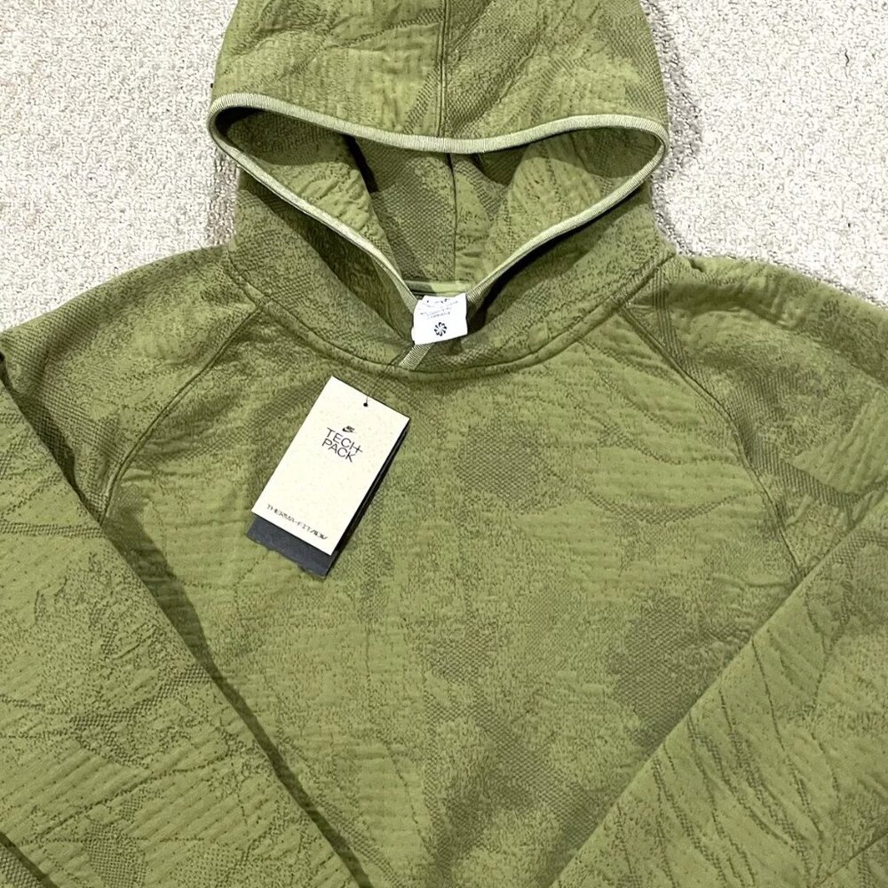 Nike Sportswear Therma-FIT ADV Tech Pack Hoodie Green DQ4286-378 Men’s S… - Picture 4 of 5